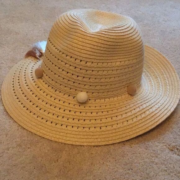 Stylish Beige Straw Hat with Tassel by August Hat Co. - Picture 5 of 6